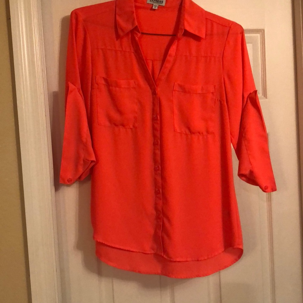 Orange portofino shirt